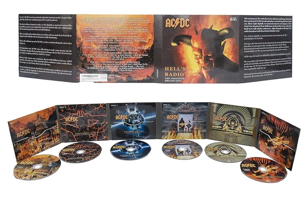 AC/DC Hell's Radio the Legendary Broadcasts 1974-1979 Box Set 6 CD
Hel