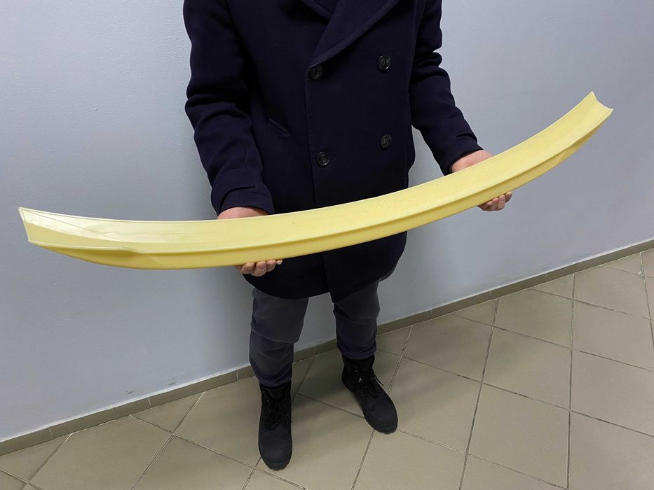 Спойлер під фарбування Hyundai Accent 2010-2017 / ABS ПЛАСТИК