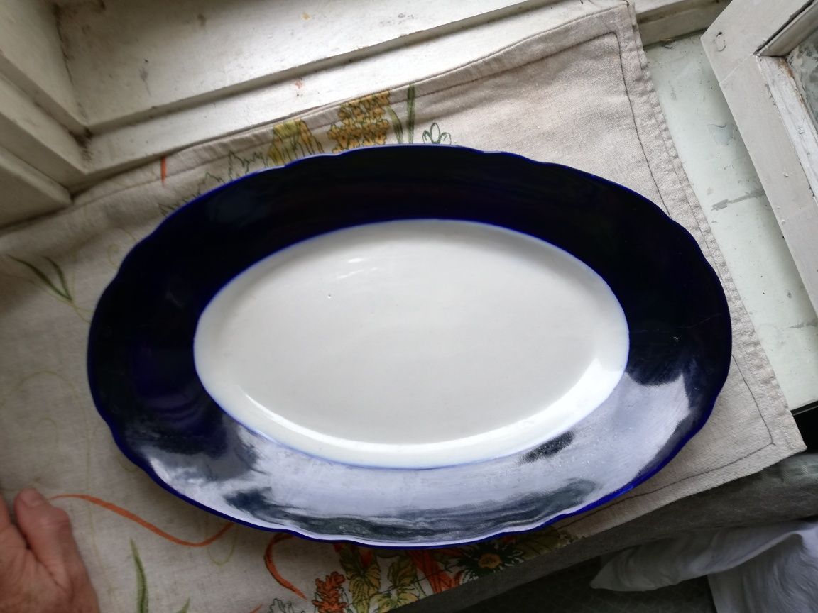 Советкая синяя посуда