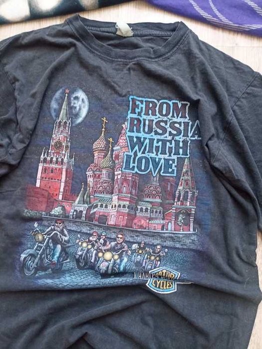 koszulka boxy vintage alternative ruusia love 90s oldschool unisex M