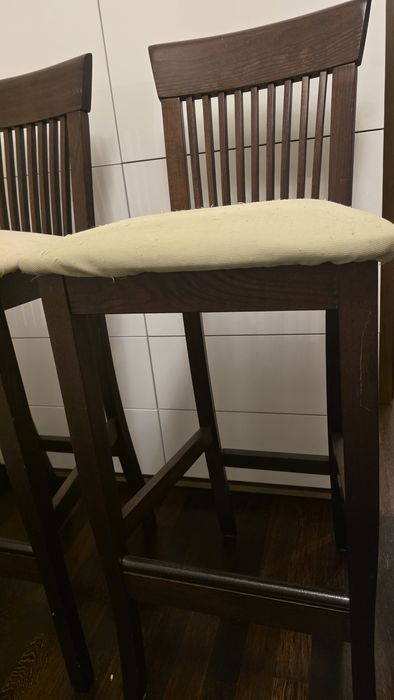 Krzesła wysokie - barowe 2 szt.