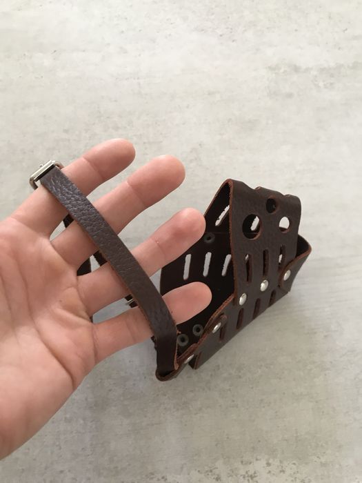 Намордник собачий шкіряний