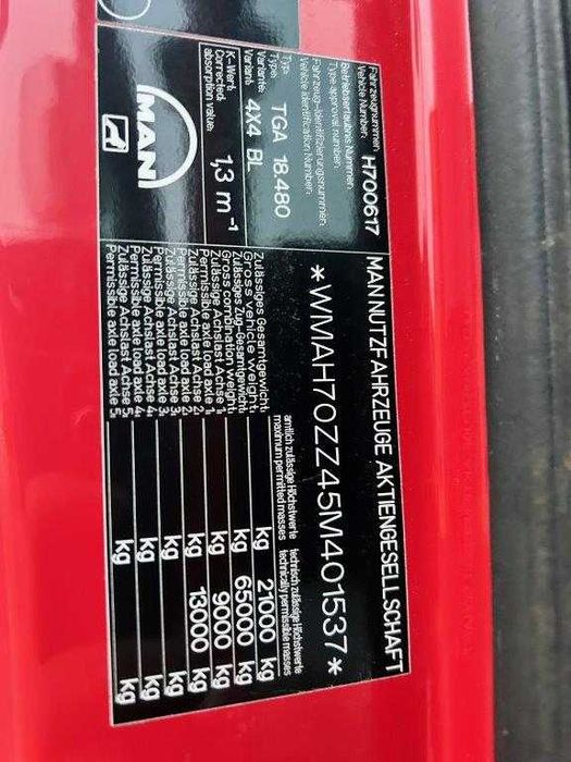 МAN TGA 18.480 4х4 гаковий мультиліфт 5.2м повний привід в наявності!