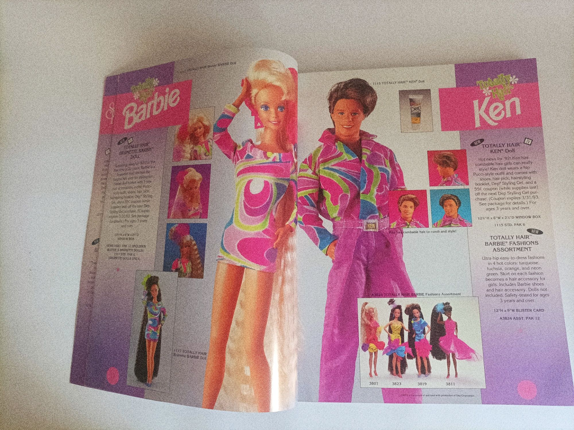 Каталог журнал про Барбі Catalog Barbie Mattel 1992, Girls Toys.