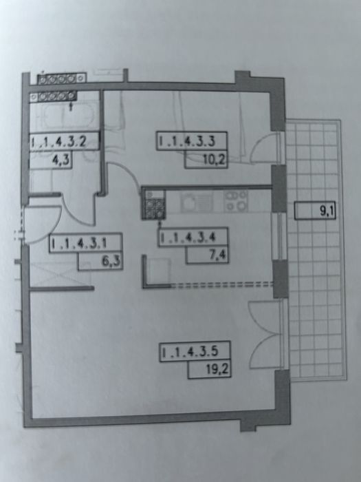 Mieszkanie 2-pokojowe z balkonem