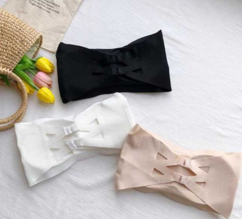 Топ безшовний з чашками / Бандо бюстлальтер