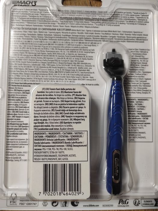 Zestaw Gillette Mach 3