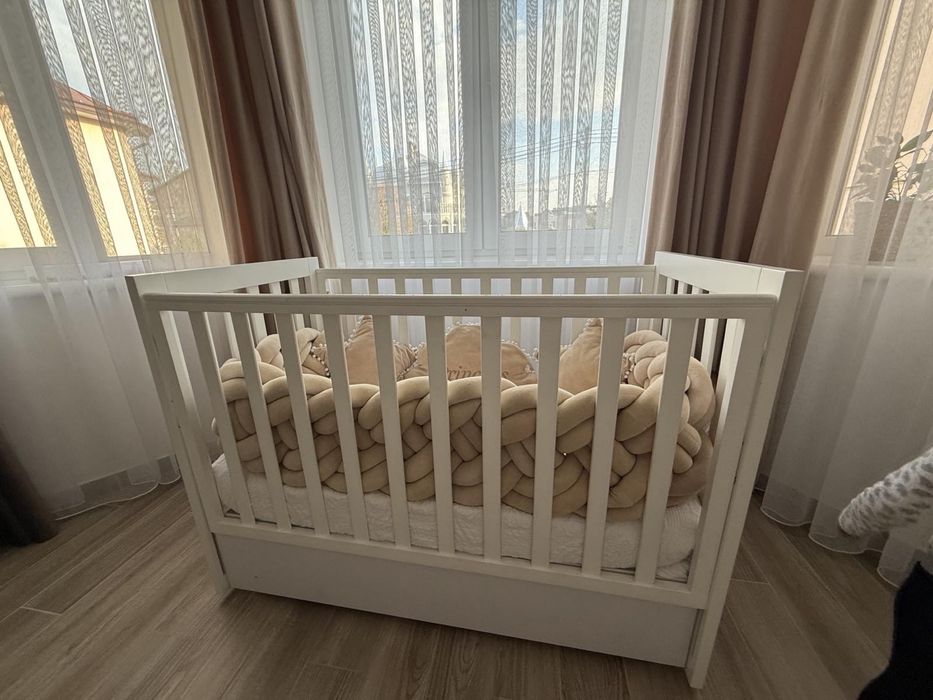 ліжечко дитяче з матрасом