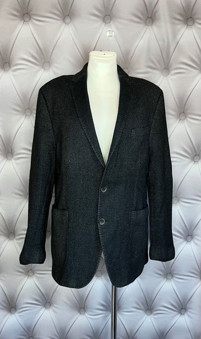 Marynarka męska DIGEL M UK 48 tweed wełna żywa bawełna