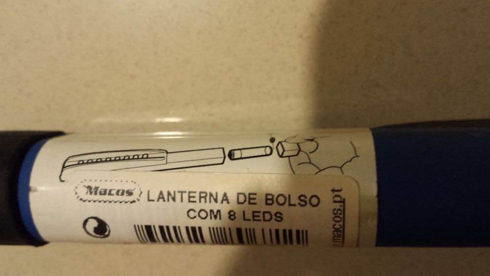 Luz led com íman