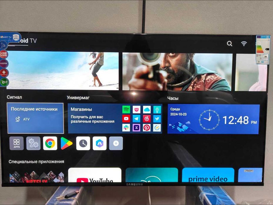 SAMSUNG SMART 4К 55 дюйма самсунг смарт тв телевізор БЕЗ ПЕРЕДОПЛАТИ