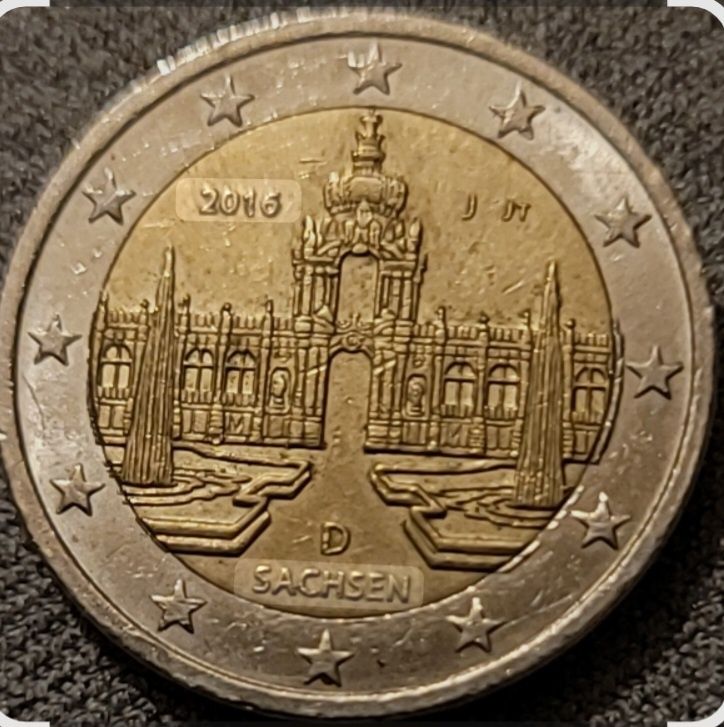 Moeda 2€, Alemanha 2016