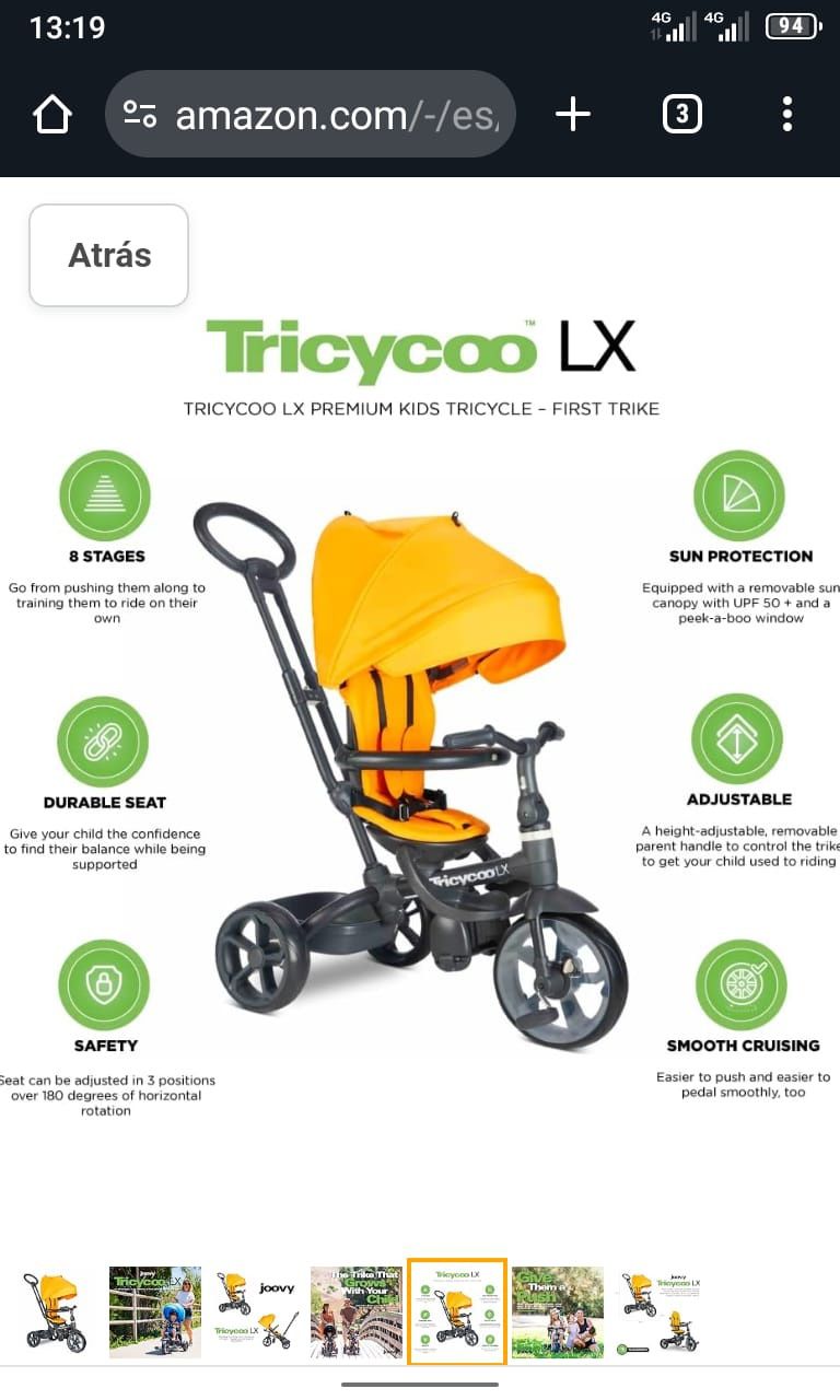 Rowerek tricycoo LX jak nowy