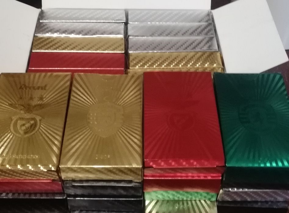 Baralhos de cartas Benfica.e Sporting