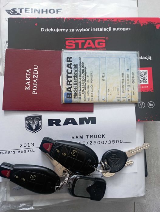 RAM 1500 LPG, hak, kat. B