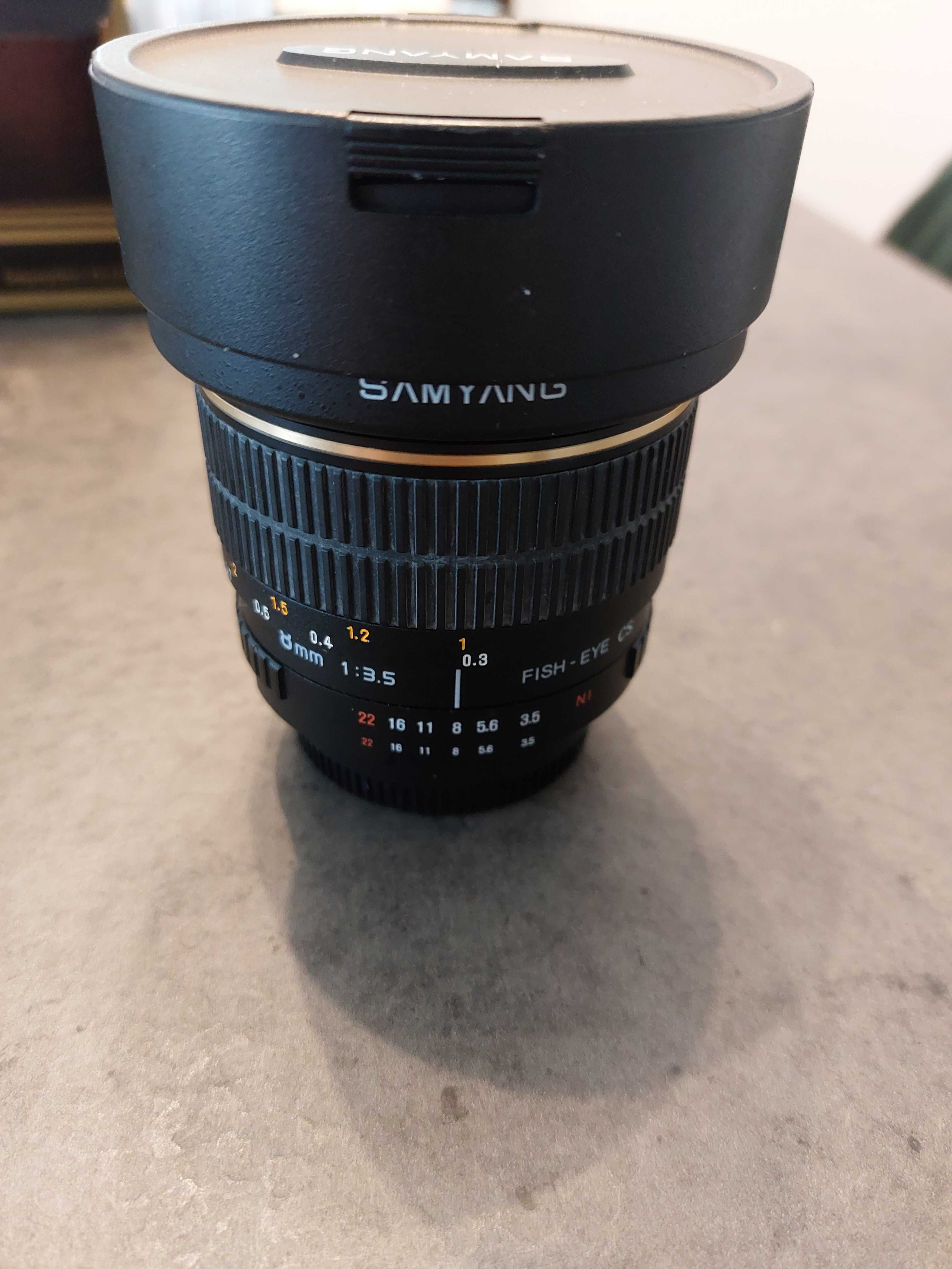 Obiektyw Samyang 8mm F3.5 fish-eye Nikon