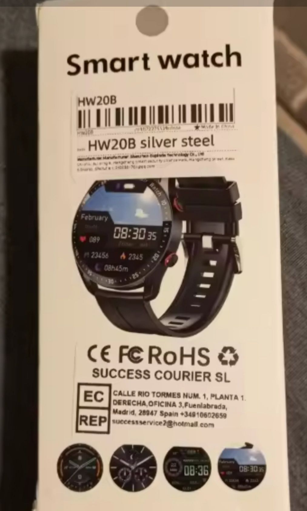 Smartwatch-Zegarek z Bluetooth.Nowy
