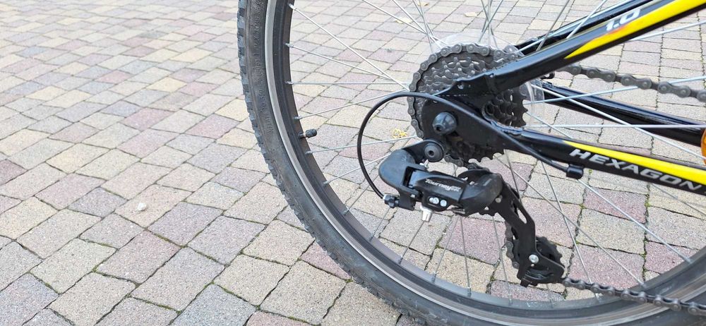 Kross Hexagon JR 1.0 M24 S czarno_srebrno_żółty