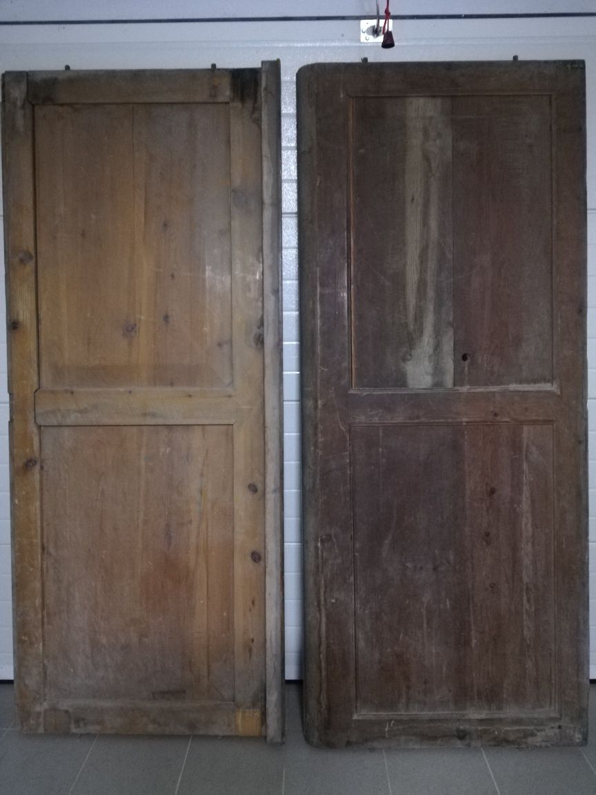 Conjunto do séc XIX para roupeiro de encastrar