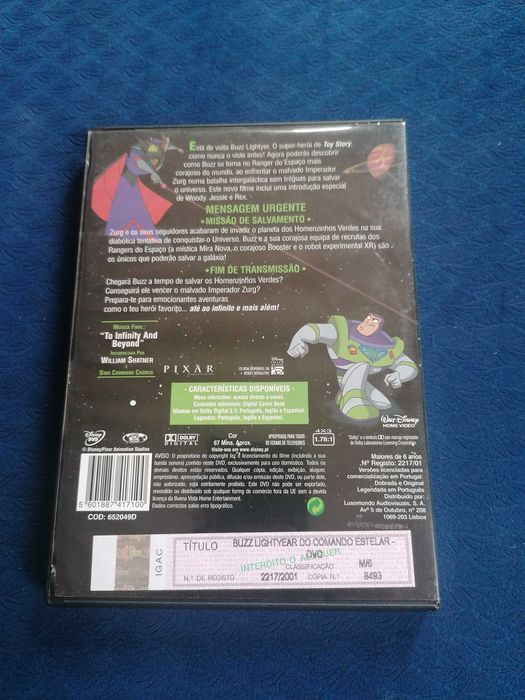 dvd Buzz Lighyear