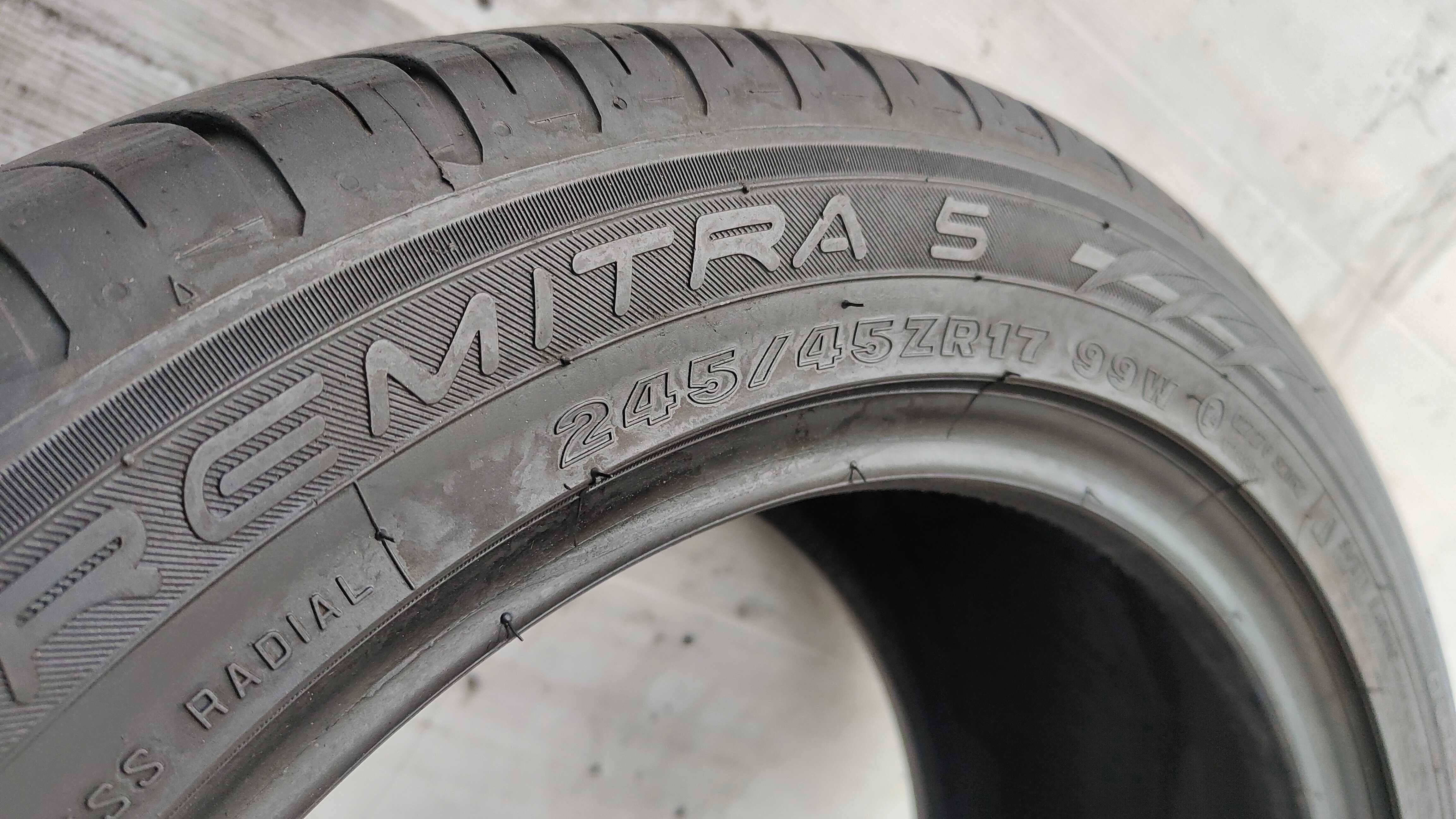 Opona Letnia 245/45/17 Maxxis 7mm 2022r