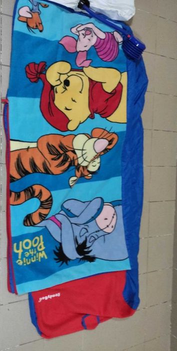 Saco cama com colchão insuflável para criança com 1,50 cm