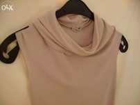 Camisola cinzenta c/gola drapeada Origem Tamanho S