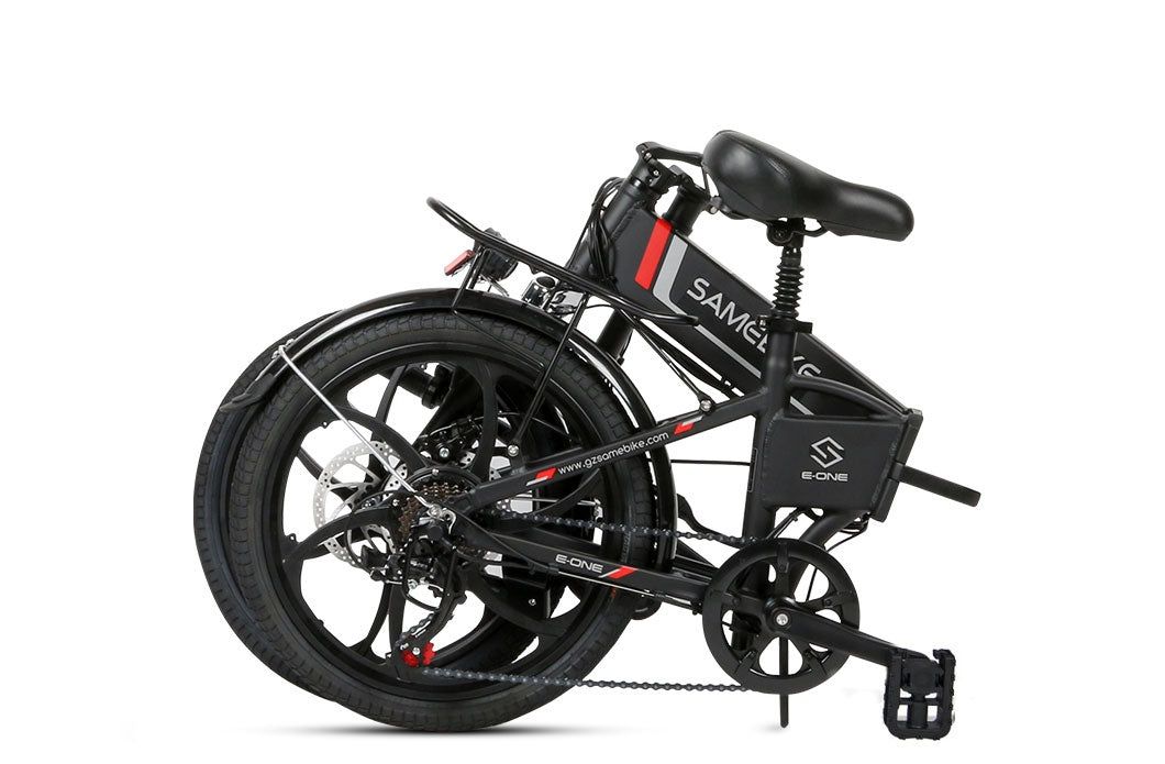 bicicleta elétrica dobrável Samebike 20LVXD30