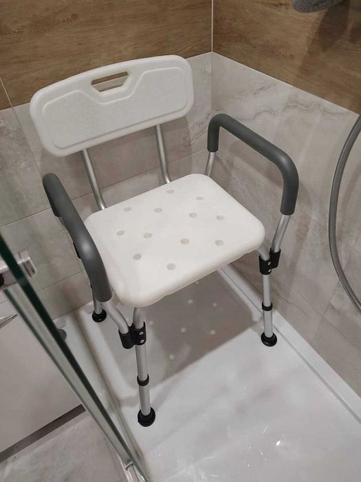 NOWE Krzesło Prysznicowe Taboret Pod Prysznic Stołek 4x Do Kąpieli