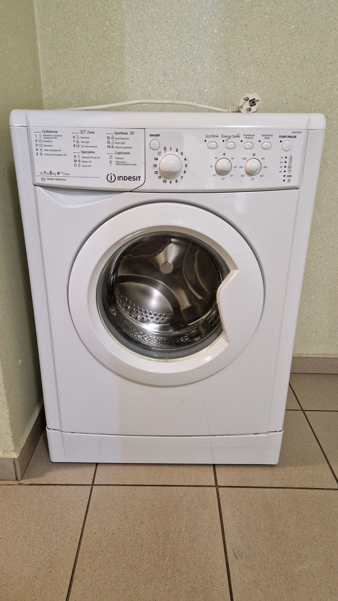 Pralka Indesit - uszkodzone łożysko