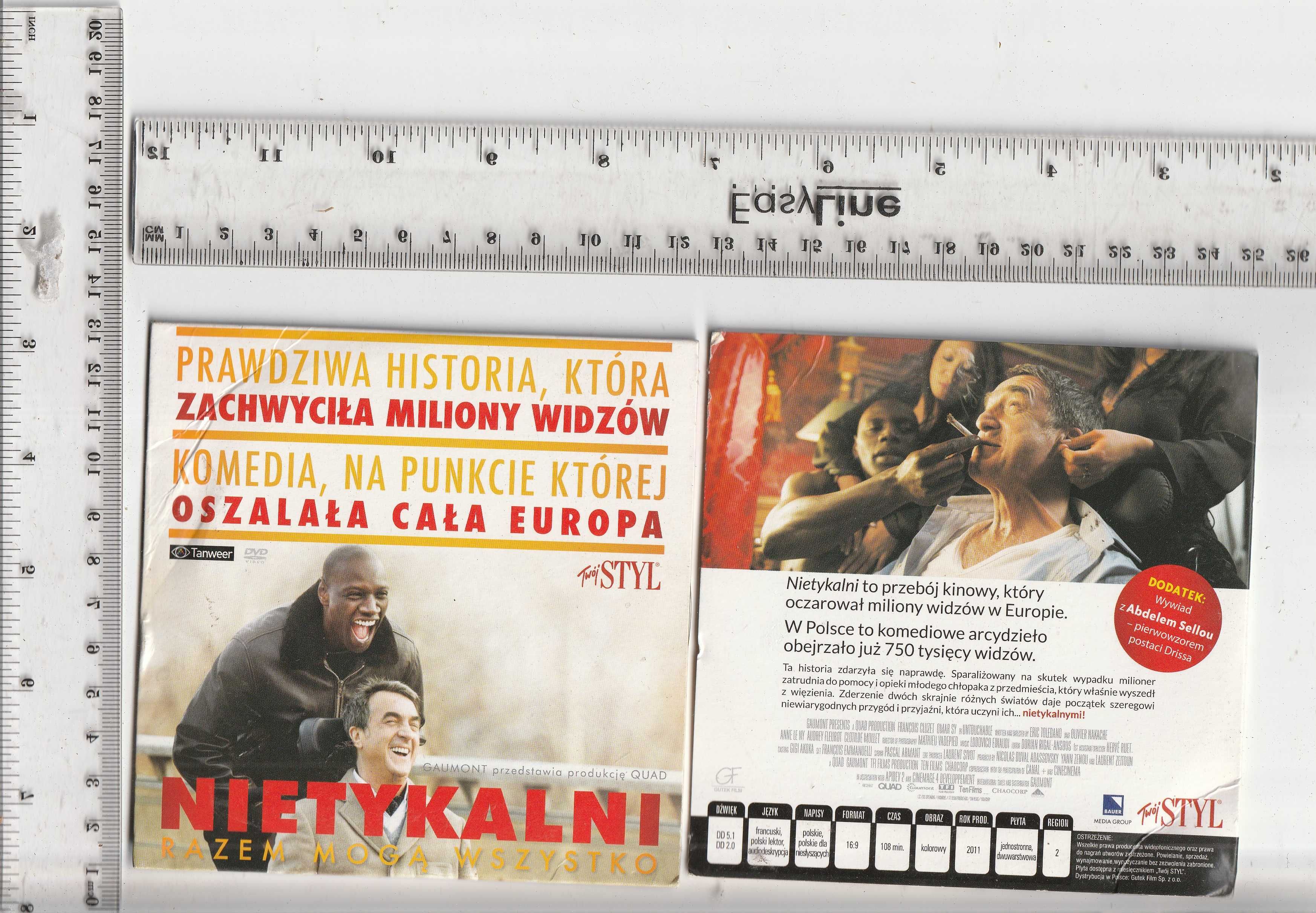Nietykalni Omar Sy DVD
