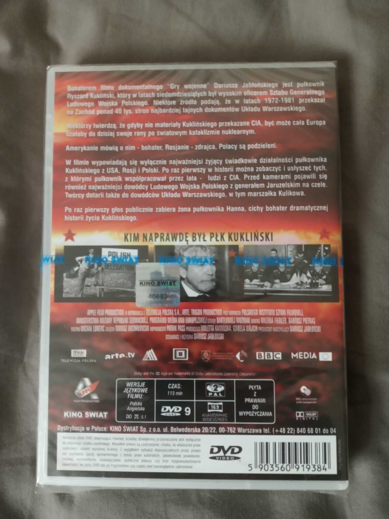 Gry Wojenne - Dariusz Jabłoński - dvd