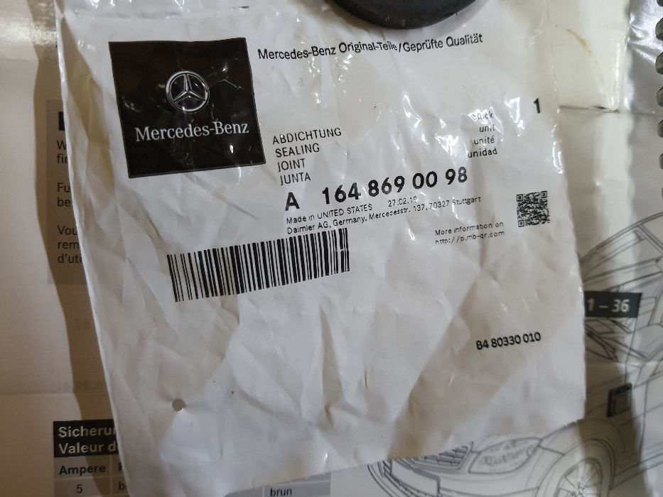 Бачек омывателя Mercedes ML W163, ML270, ML320, ML400 бачок омивача