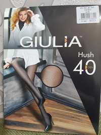 Колготки з ажурним малюнком Hush 40 den Giulia