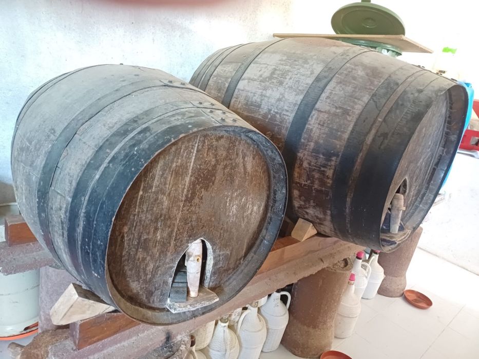 2 pipas de vinho 200L e 500L