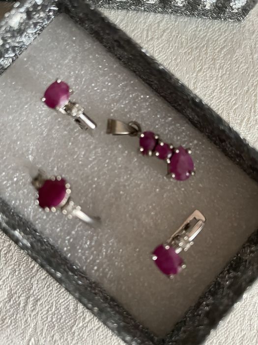 Сереро 925 Сапфир Рубин