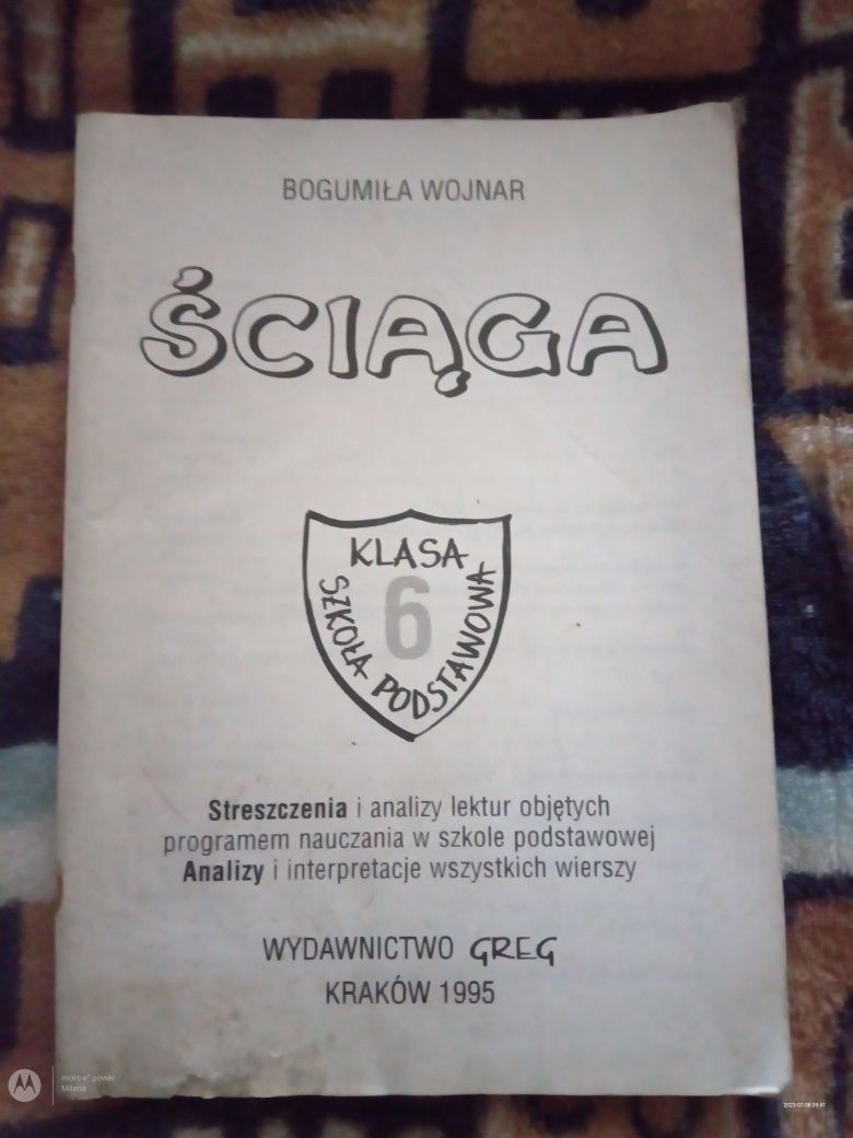 Sprzedam ściąga z języka pol. klasa 6 1995 rok i dla klasy 8 1996 rok