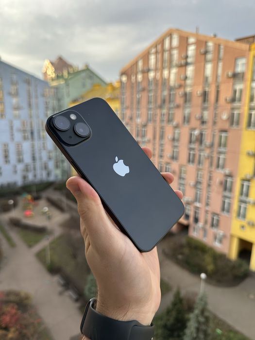Физ Сим 96% Аккум Идеал iPhone 14 128Gb Midnight Айфон Black