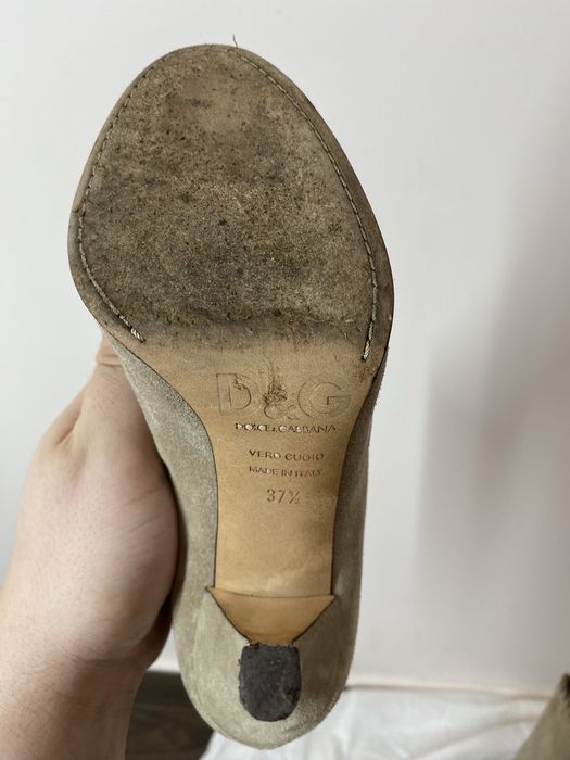 Замшеві сапожки D&G оригінал 37,5 розмір
