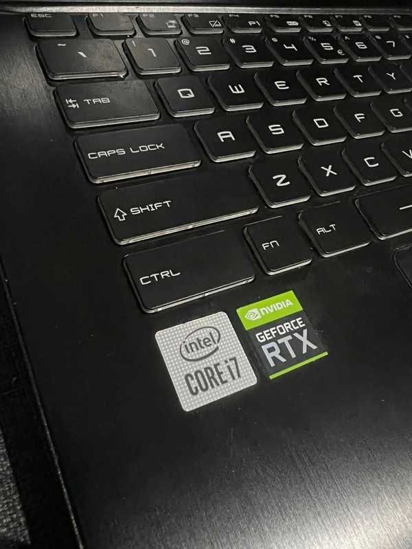 Laptop Gamingowy - MSI GF75, i7-10750H, RTX3060 6GB, 32GB
