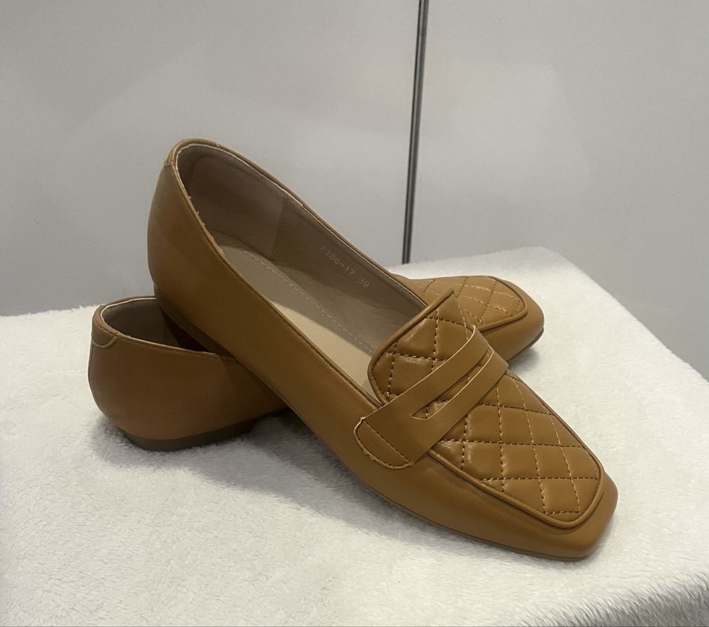 Mokasyny damskie, baleriny, Nowe, 39