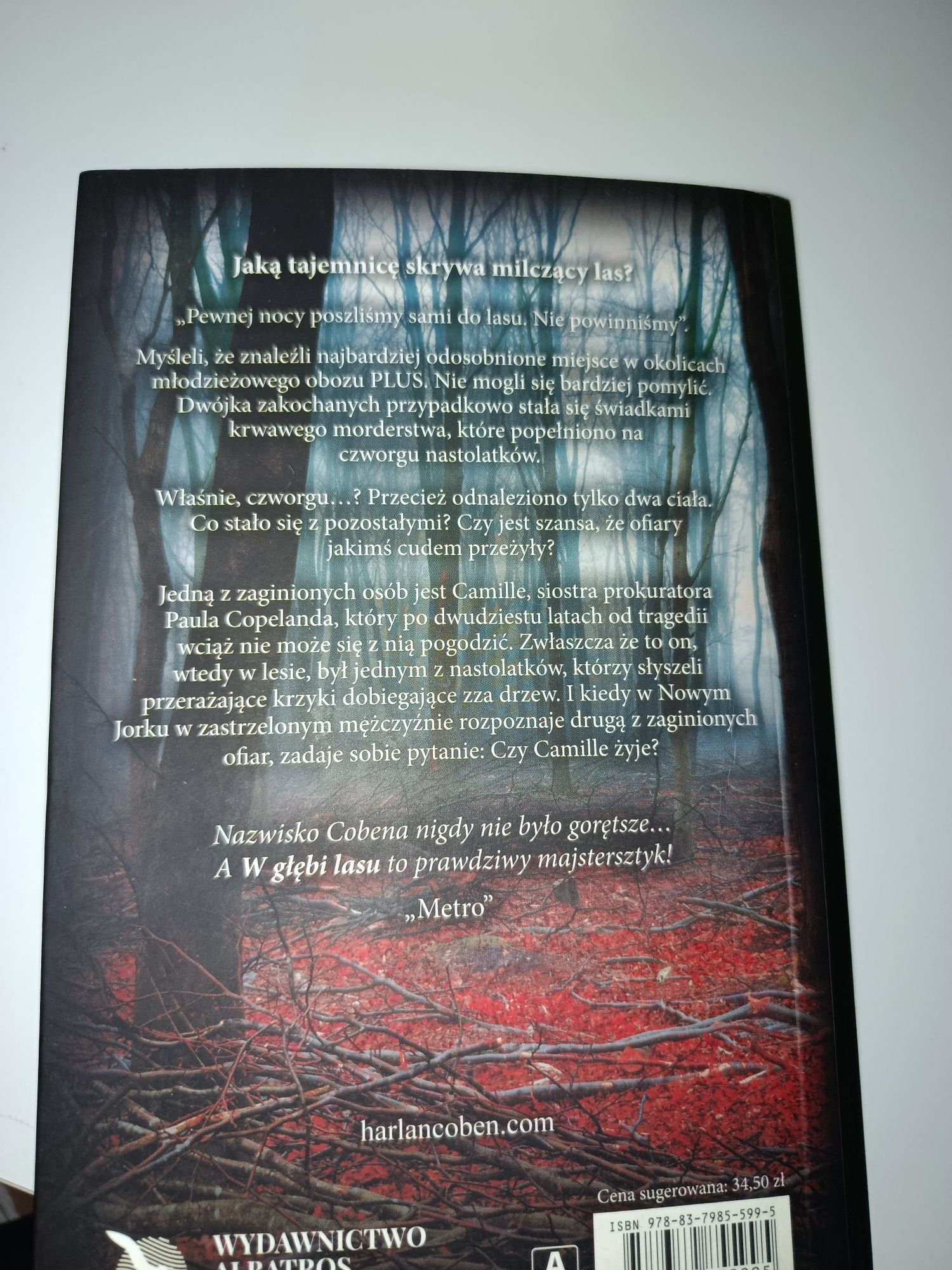 Harlan Coben,,W głębi lasu,,