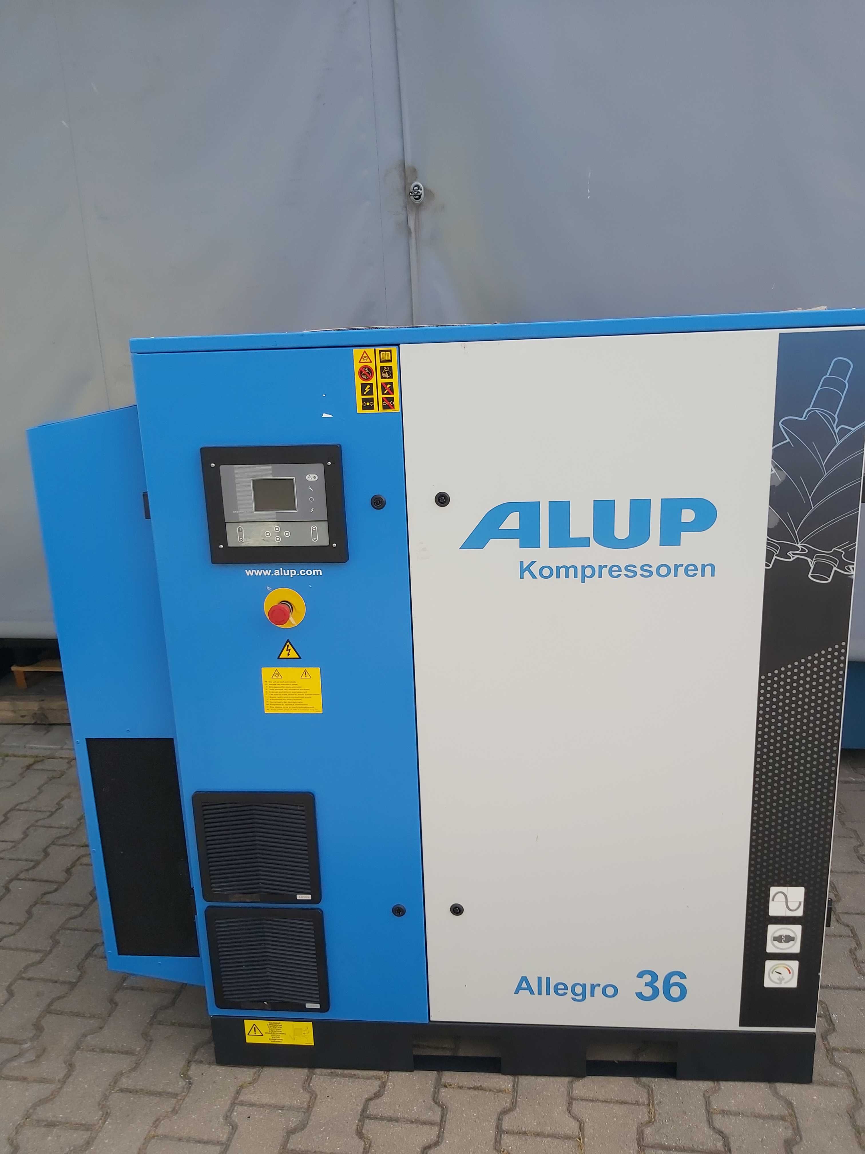 Sprężarka Śrubowa Kompresor ATLAS COPCO ALUP 37 kw 2017