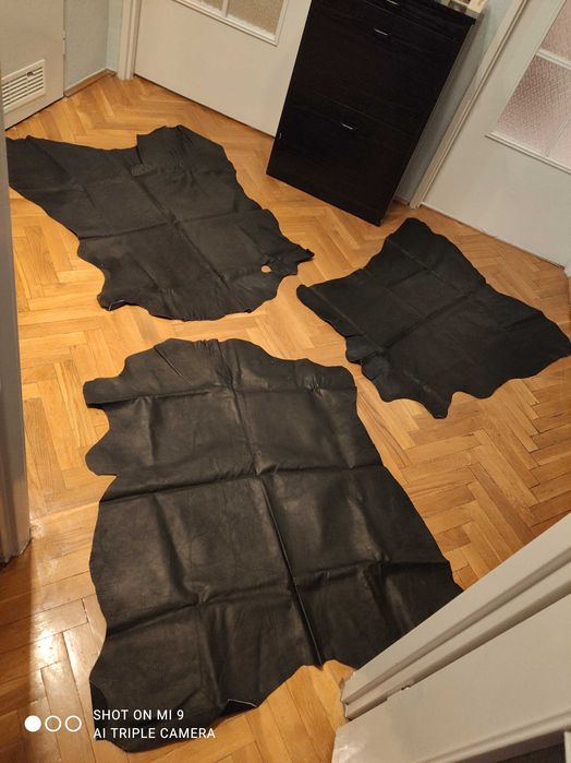 Ostatnia!!! Skóra czarna cielęca