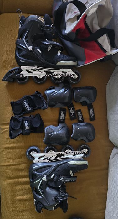 Patins em linha e proteções ROLLERBLADE n°44,5