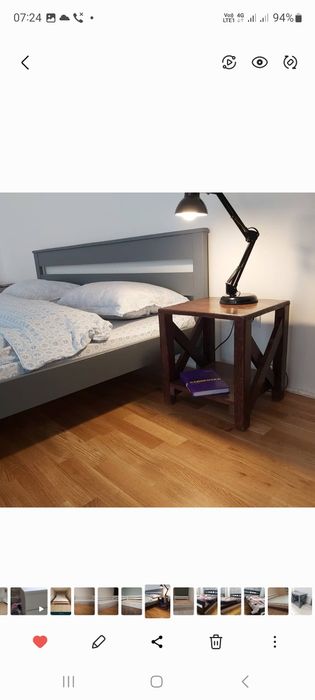 Ліжко двоспальне.ліжко дерев'яне