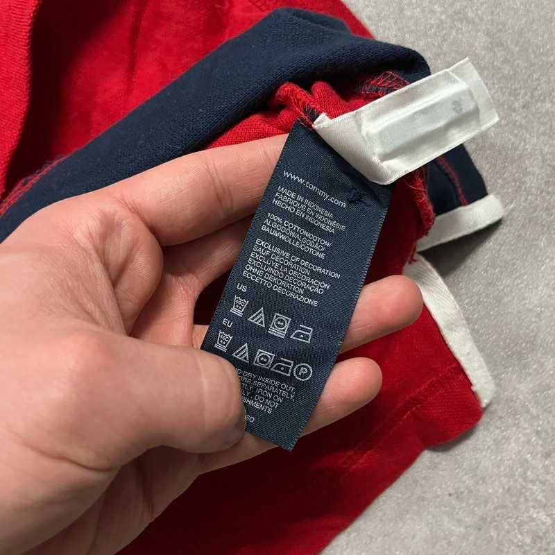 Vintage Koszulka Polo Tommy Hilfiger T-Shirt Chief Keef Style Retro