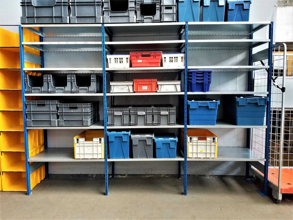 REGAŁ Magazynowy Firmowy Metalowy Półkowy Garażowy Warsztatowy gł.60cm