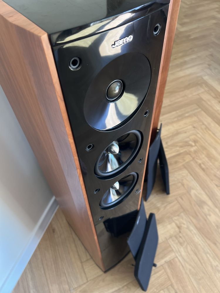 Jamo S606 s 606 608 stereo kolumny kino domowe bass glosniki monitory
