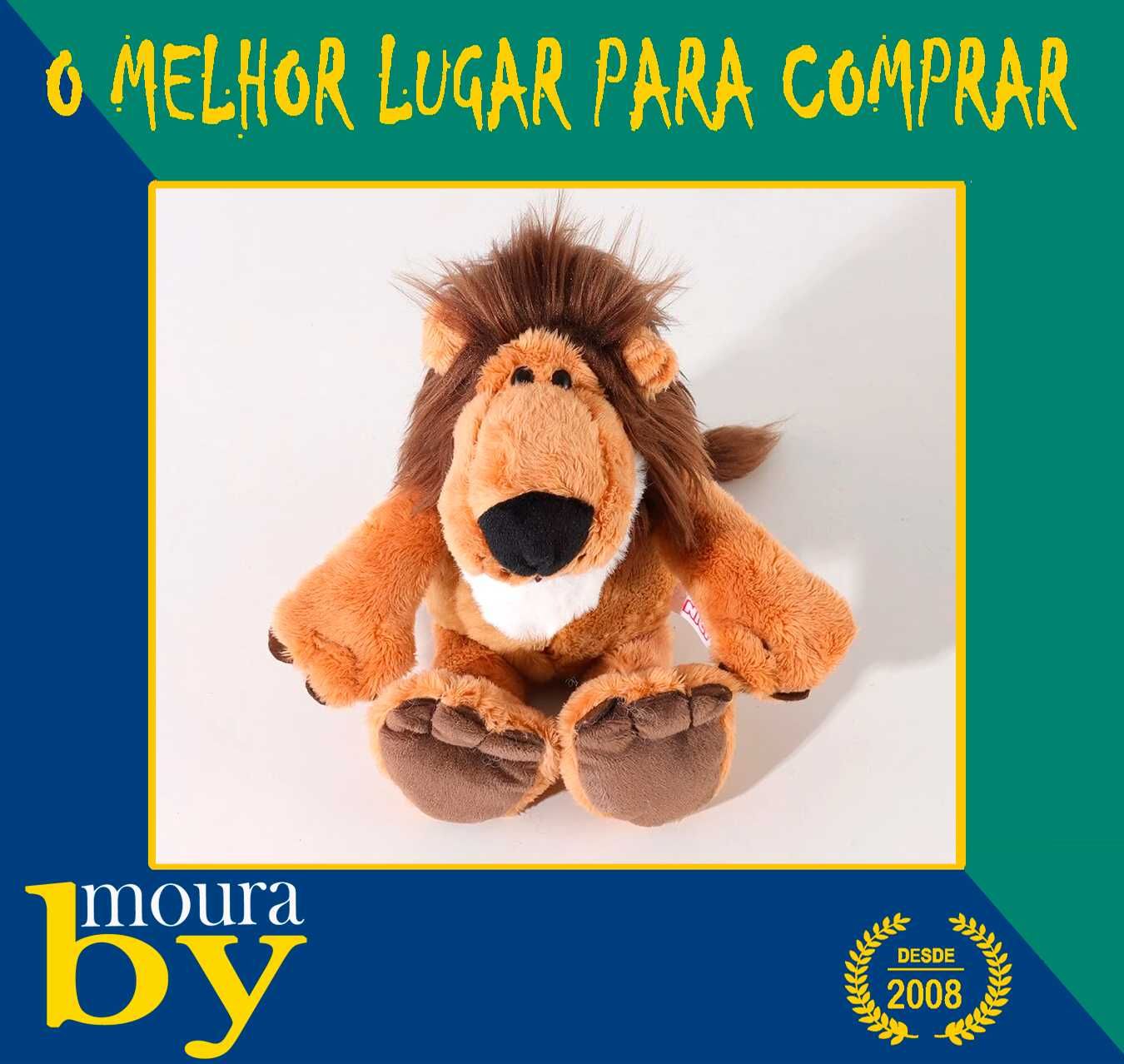 Peluche boneco Leão ideal para crianças